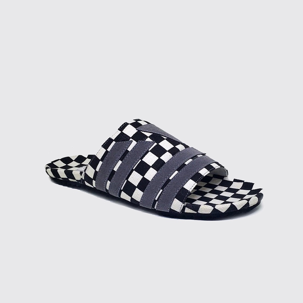 ADMIRAL X ZAGIB CHESS FLAT | Sandal Pria Slide Ukuran Besar Jumbo 43-47 / Sendal Casual Big Size