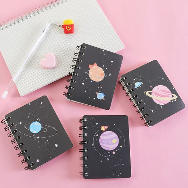 

BUKU TULIS MINI MEMO FANTASY PLANET CATATAN NOTEBOOK GALAXY CUTE LUCU IMPORT