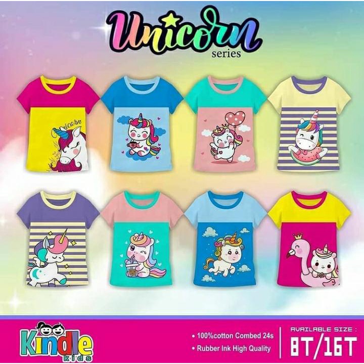 T-SHIRT UNICORN SERIES KINDLE KIDS