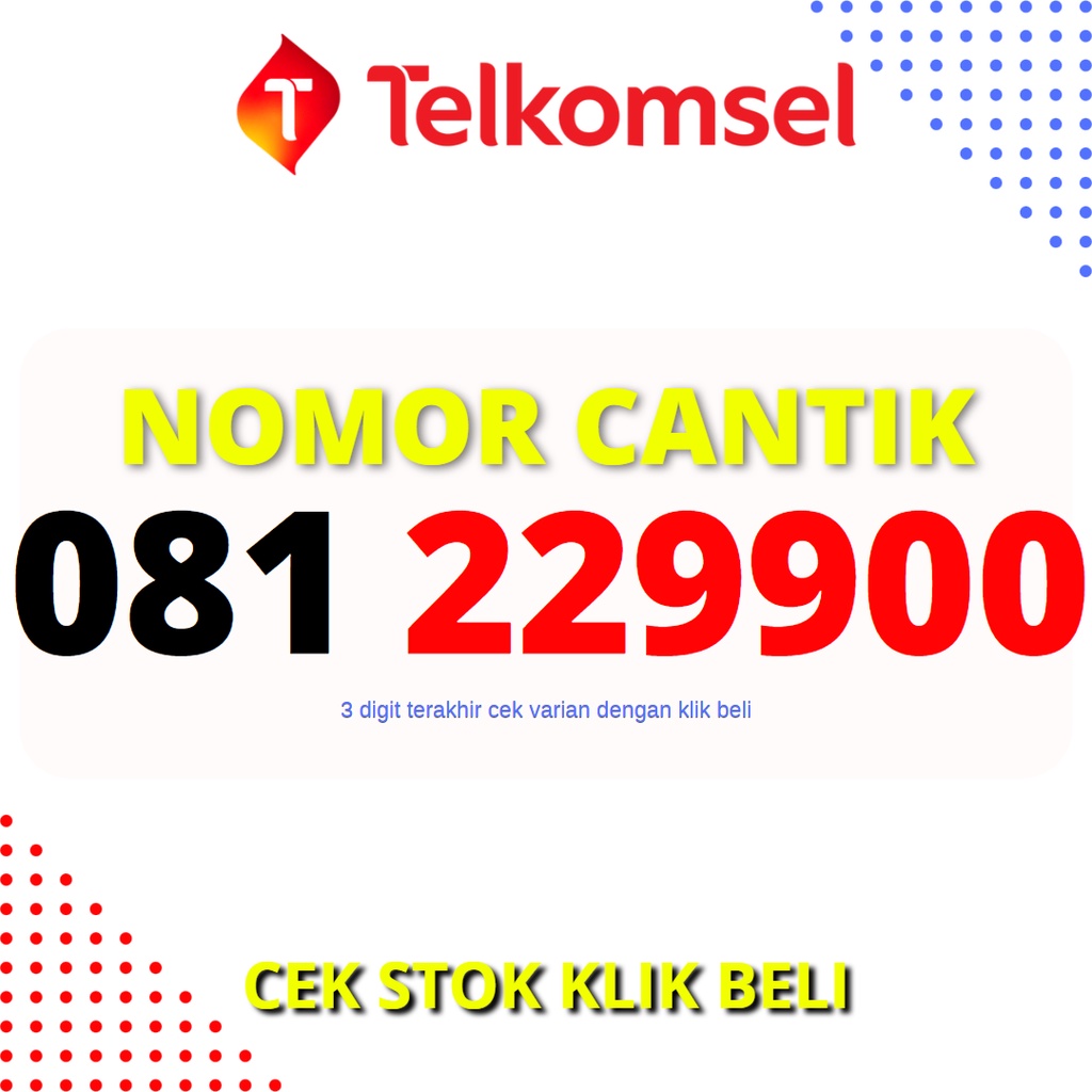 ( COD ) Nomor Cantik Simpati Nomor Cantik Telkomsel Nomer Cantik Telkomsel No Simpati Cantik Perdana