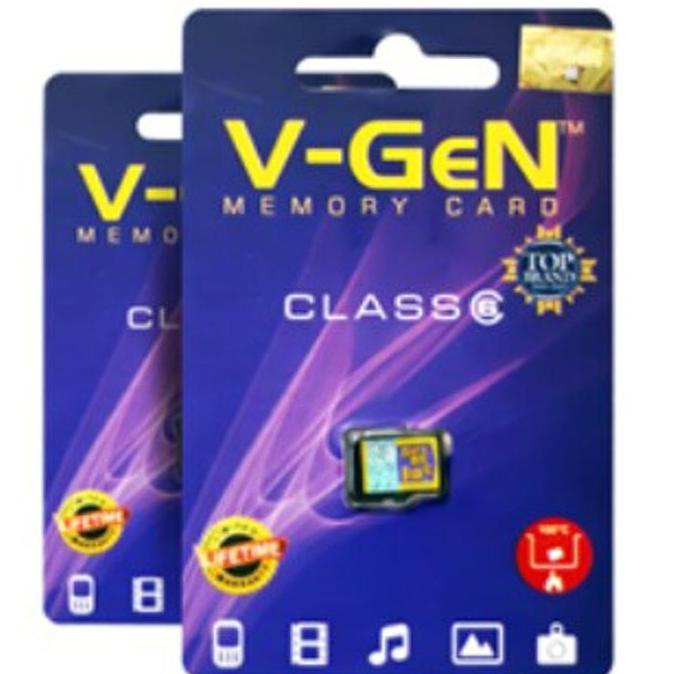 grosir Micro SD VGen 4Gb / 8Gb / 16Gb / 32Gb Class 6 / MicroSd Robot