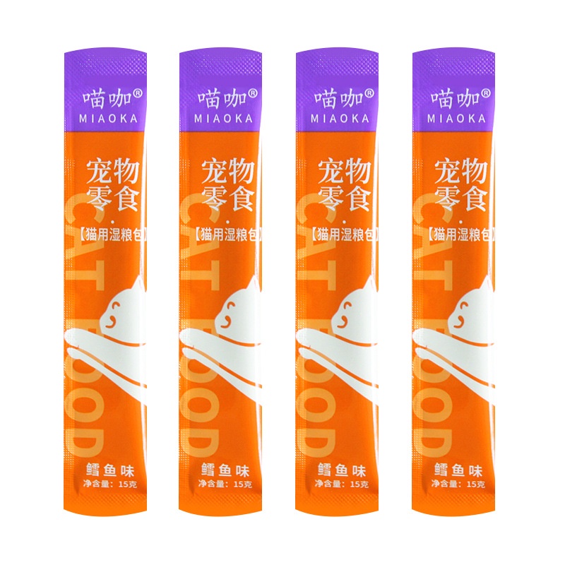 Snack Kucing Creamy MIAOKA Strip 15 gram Snack Camilan