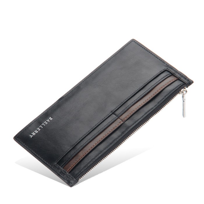 Dompet Pria Kulit Pria Wanita Ada Slot Hp Panjang C2350 Hitam U9M6 Dompet vintage Sale Wallet Best S