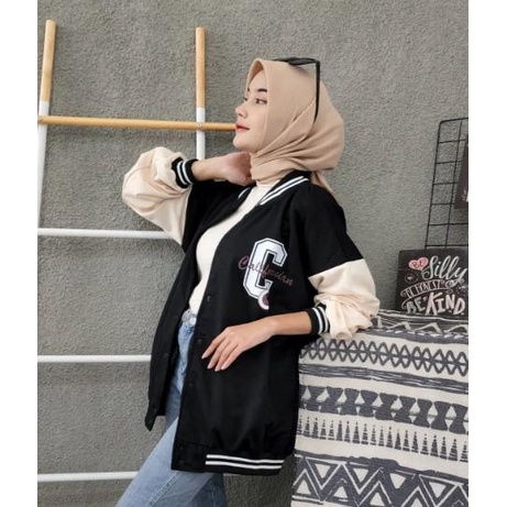 (COD) C BASEBALL VARSITY UNISEX BAHAN FLEECE