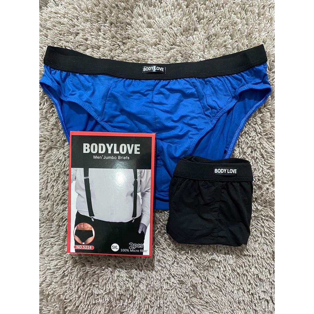 Celana Dalam CD Pria Jumbo 3XL, 4XL, 5XL Dan 6XL / Celana Dalam Pria Bodylove Jumbo Pria Isi 2 PCS