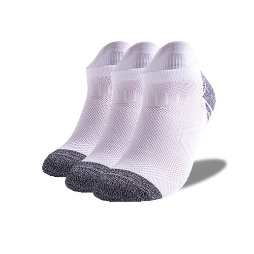 Kaos Kaki Olahraga Sport Breathable Socks 3 Pasang - UP6-014 - White