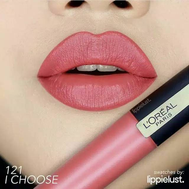 ✿ BISA COD✿ LOREAL Rouge Signature Lipstick 121 I Choose