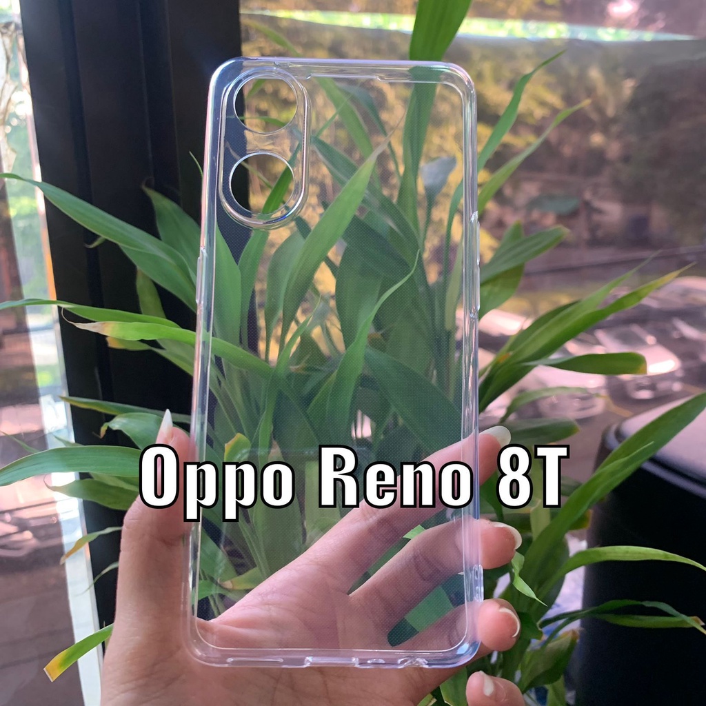 PROMO Case Clear For OPPO RENO 8T 4G / RENO 8T 5G Casing Silikon Bening Transparans Protek Camera