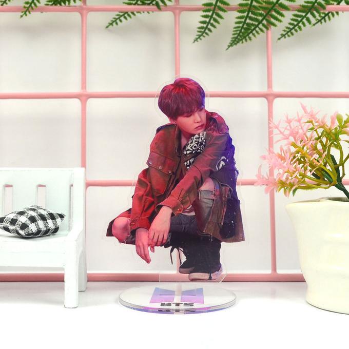 Bta5 Bts Suga Love Yourself Standee Stand Akrilik Standing Pajangan