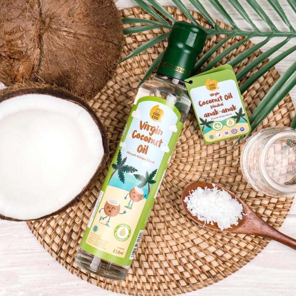 

Castle - Yummy Bites Kiddy Extra Virgin Olive Oil 250ml - CONCOS Virgin Coconut Oil 250ml - Minyak Masak MPASI Bayi