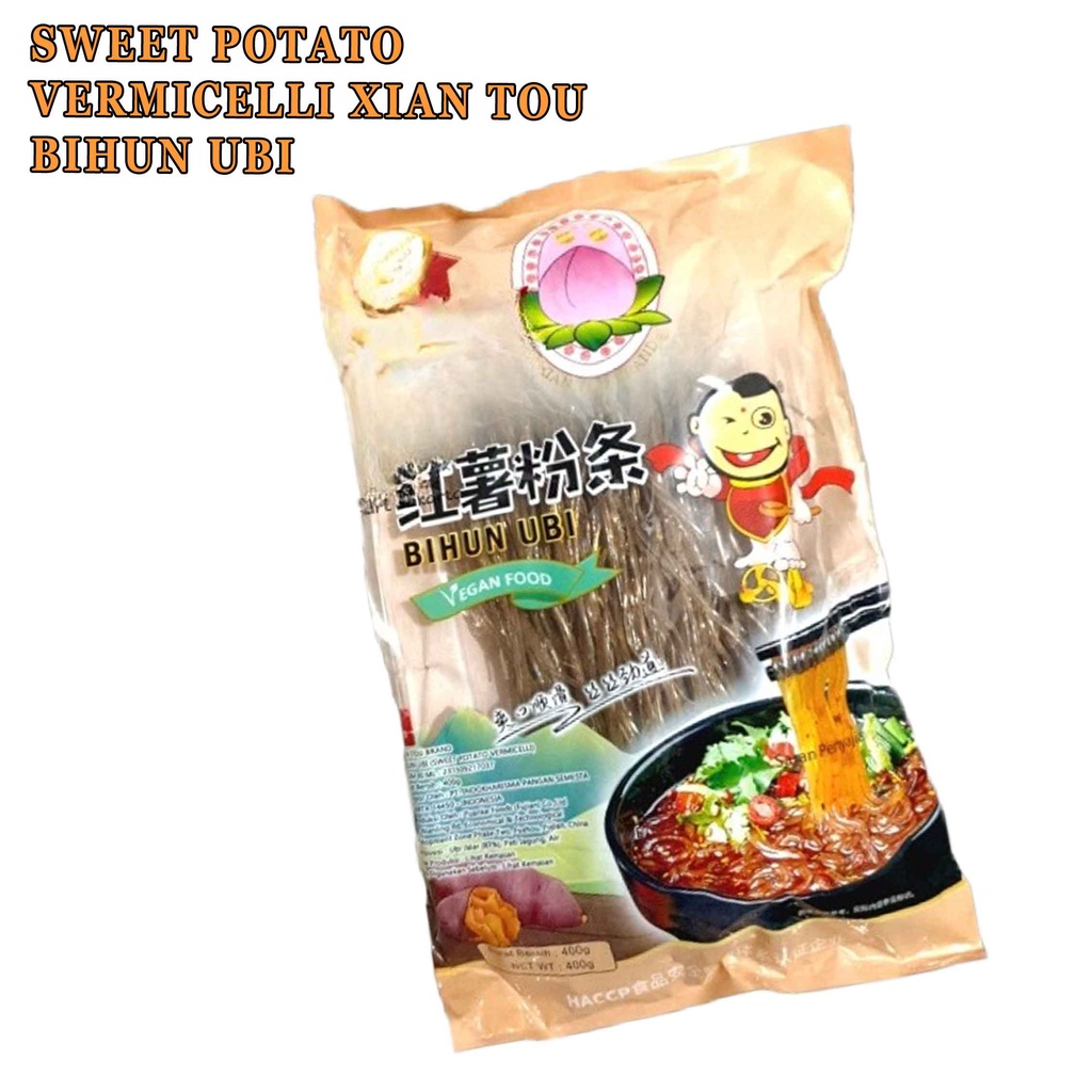 Vermicelli Xian Tou* Sweet Potato* Bihun Ubi* 400g