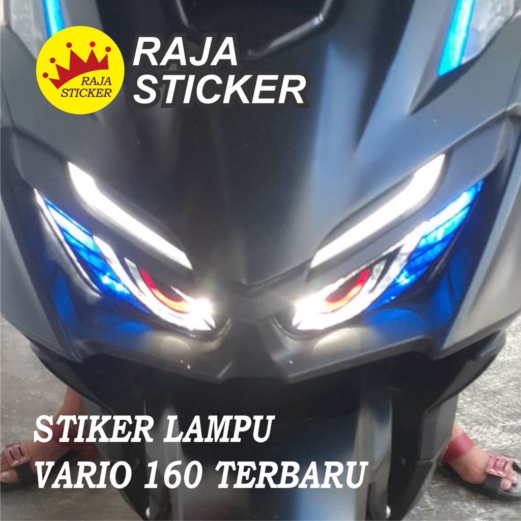 Stiker lampu vario new 160cc