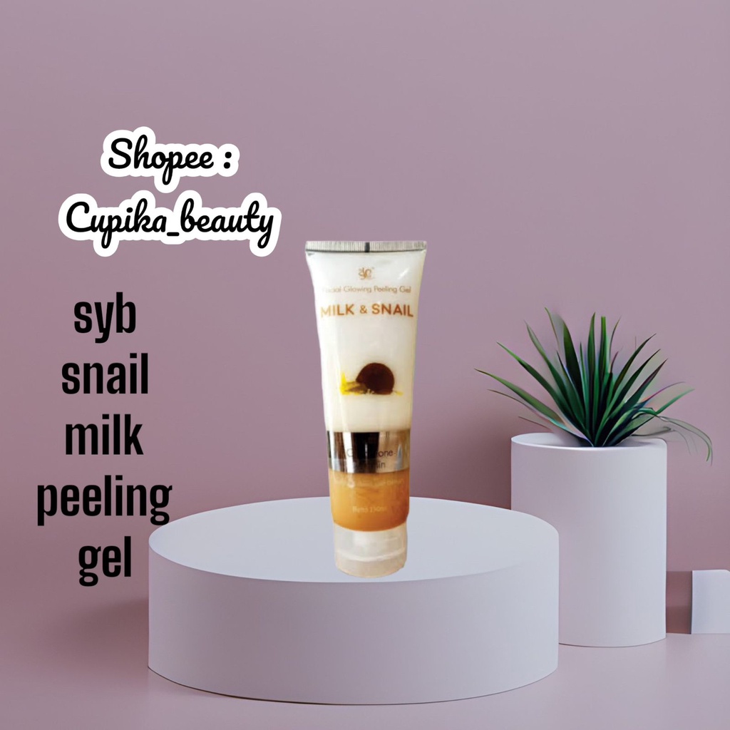 &lt;up.x&gt; [ snail and milk ] SYB Facial Gel Milk &amp; Snail Facial Glowing Peeling Gel (130ml)