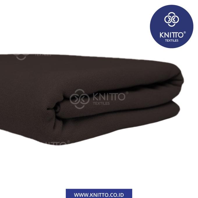 Bahan Kaos Kain Cvc Pique Hexagon 24S Warna Tua