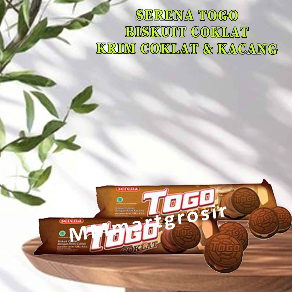 TOGO SERENA BISKUIT COKLAT DENGAN KRIM COKLAT 128g