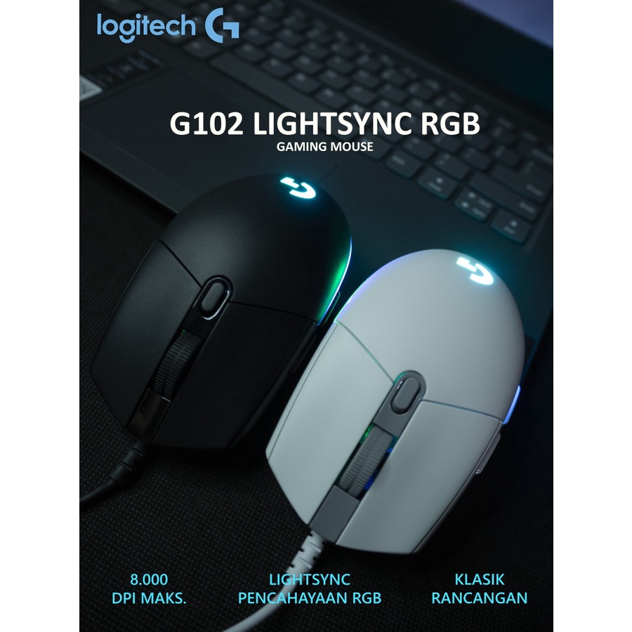 Mouse Logitech G102 LIGHTSYNC Black RGB