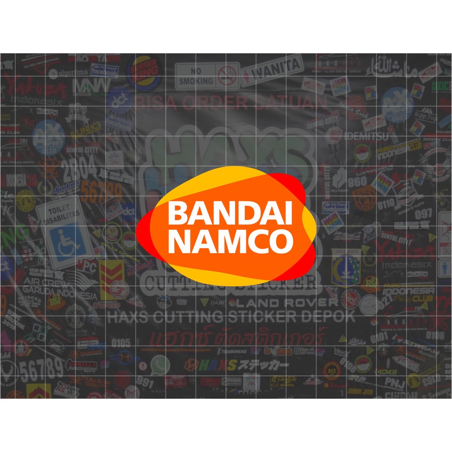 Cutting Sticker Bandai Namco Ukuran 6 Cm Untuk Motor Mobil