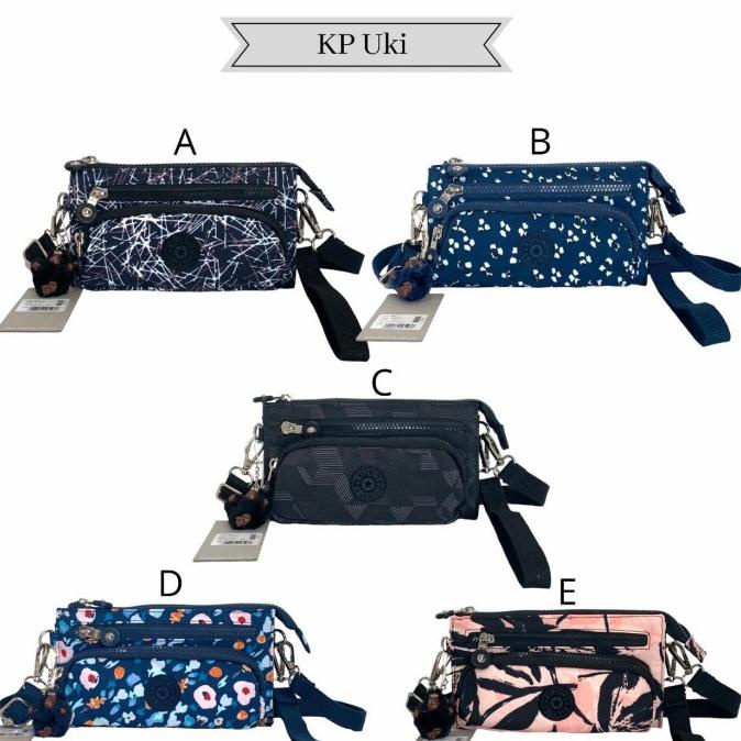 Dompet kipling kp uki premium zip pocket tali panjang & pendek