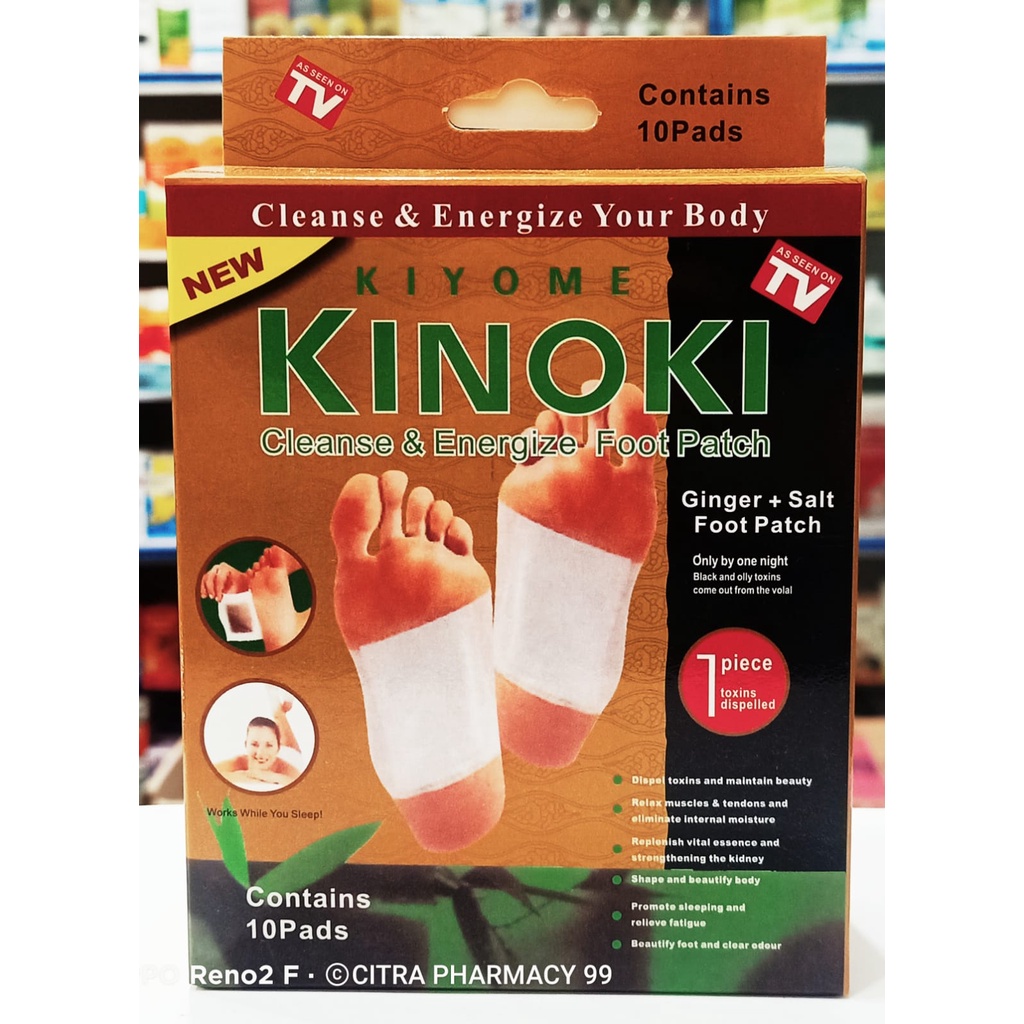 Kinoki Gold 𝐓𝐕 𝟏 𝐁𝐎𝐗 𝐈𝐒𝐈 𝟏𝟎𝐏𝐂𝐒 - Koyo untuk Detox Racun Kaki