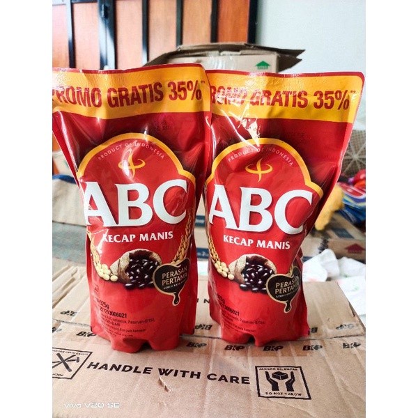 

ABC Kecap Manis refil kemasan 225ml pouch praktis murah distributor
