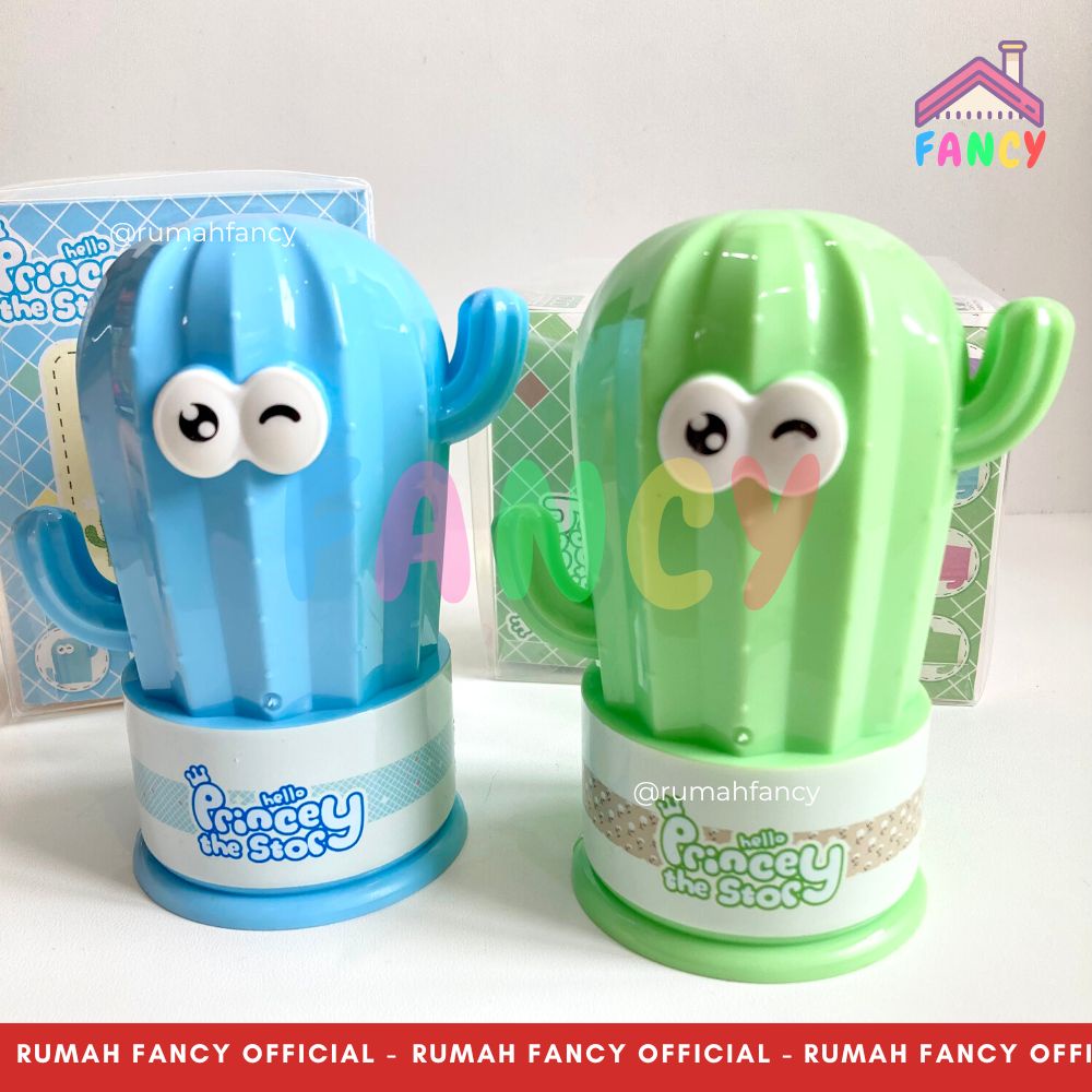 

Serutan Meja Kaktus Rautan Putar Fancy Karakter Anak Lucu Bentuk Tanaman KAKTUS Unik Murah