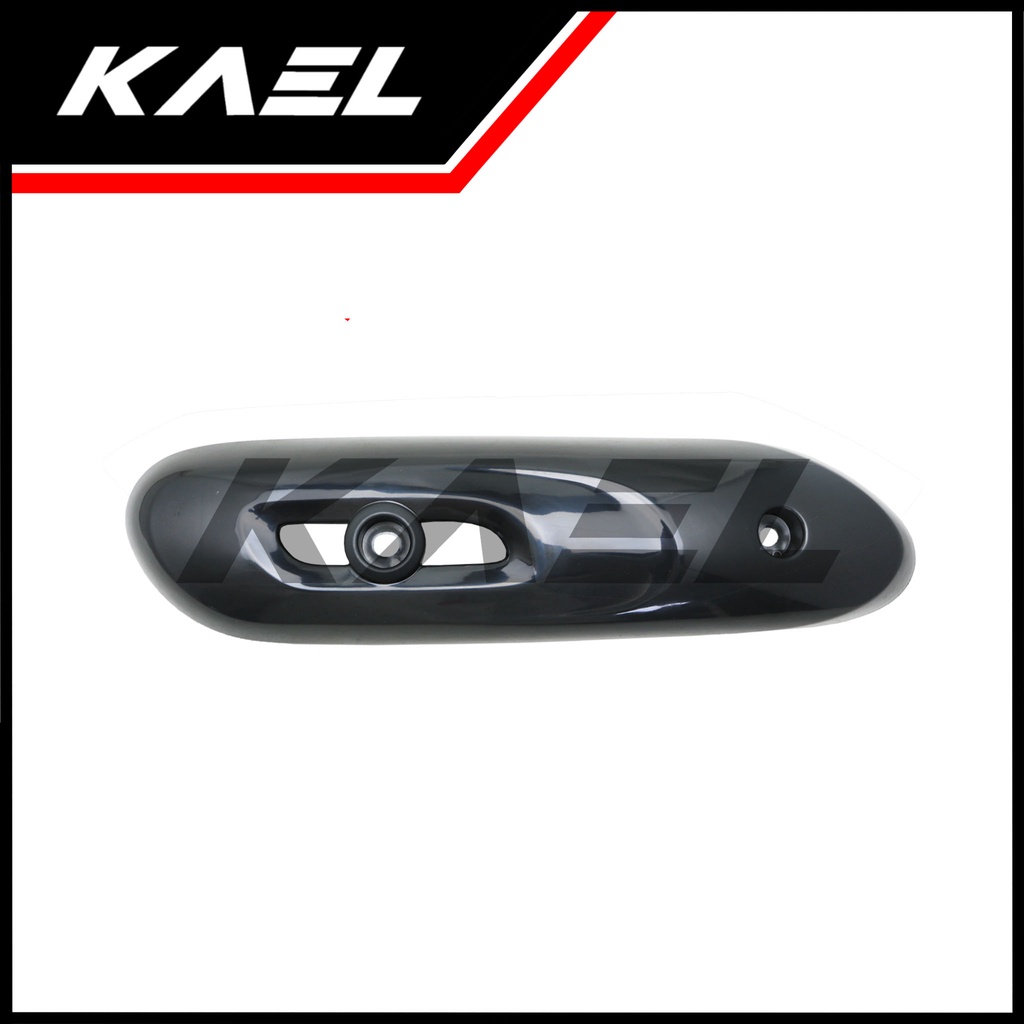 Pelindung Knalpot Scoopy New FI F1 eSP LED Lama Cover Tutup Penutup Tameng Kenalpot Muffler Exhaust Hitam