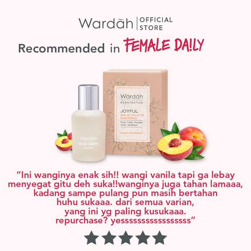 Wardah Scentsation Eau De Parfume