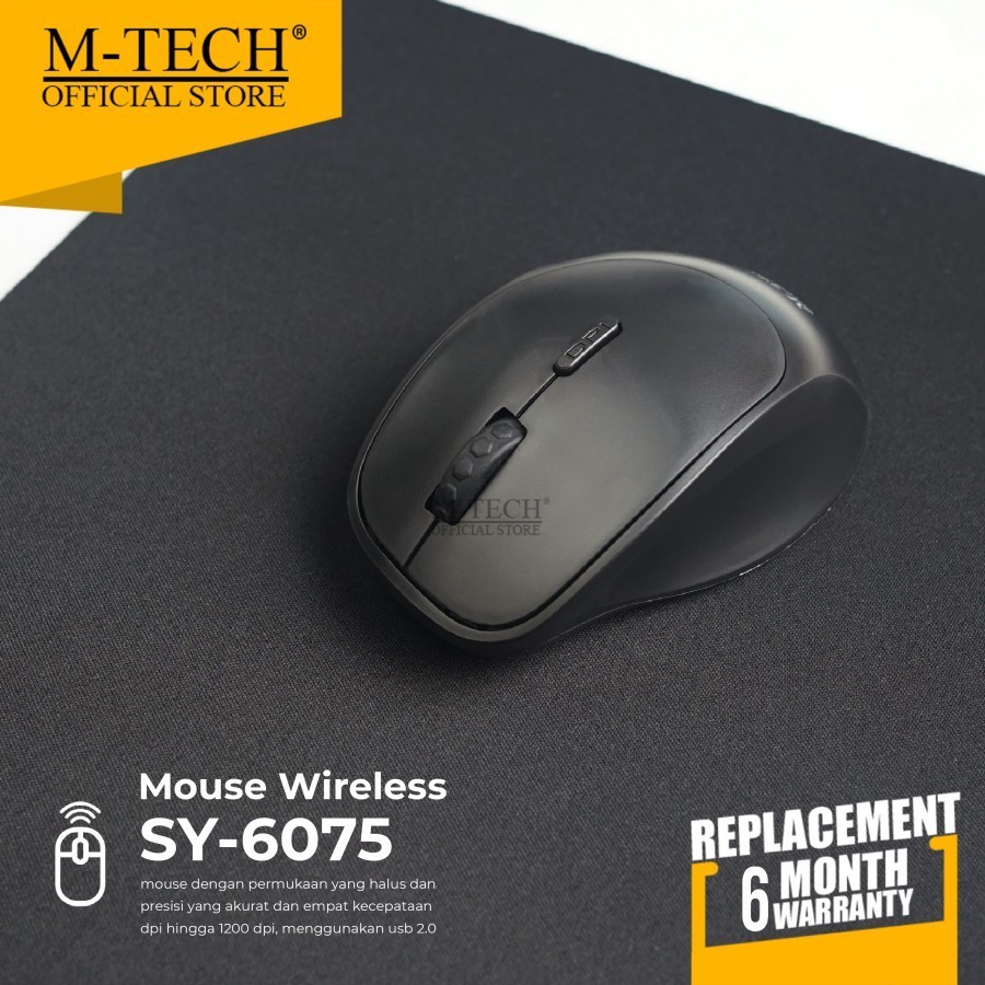 Mouse Wireless M-Tech SY-6075 Pro / Mouse Wireless Mtech SY6075