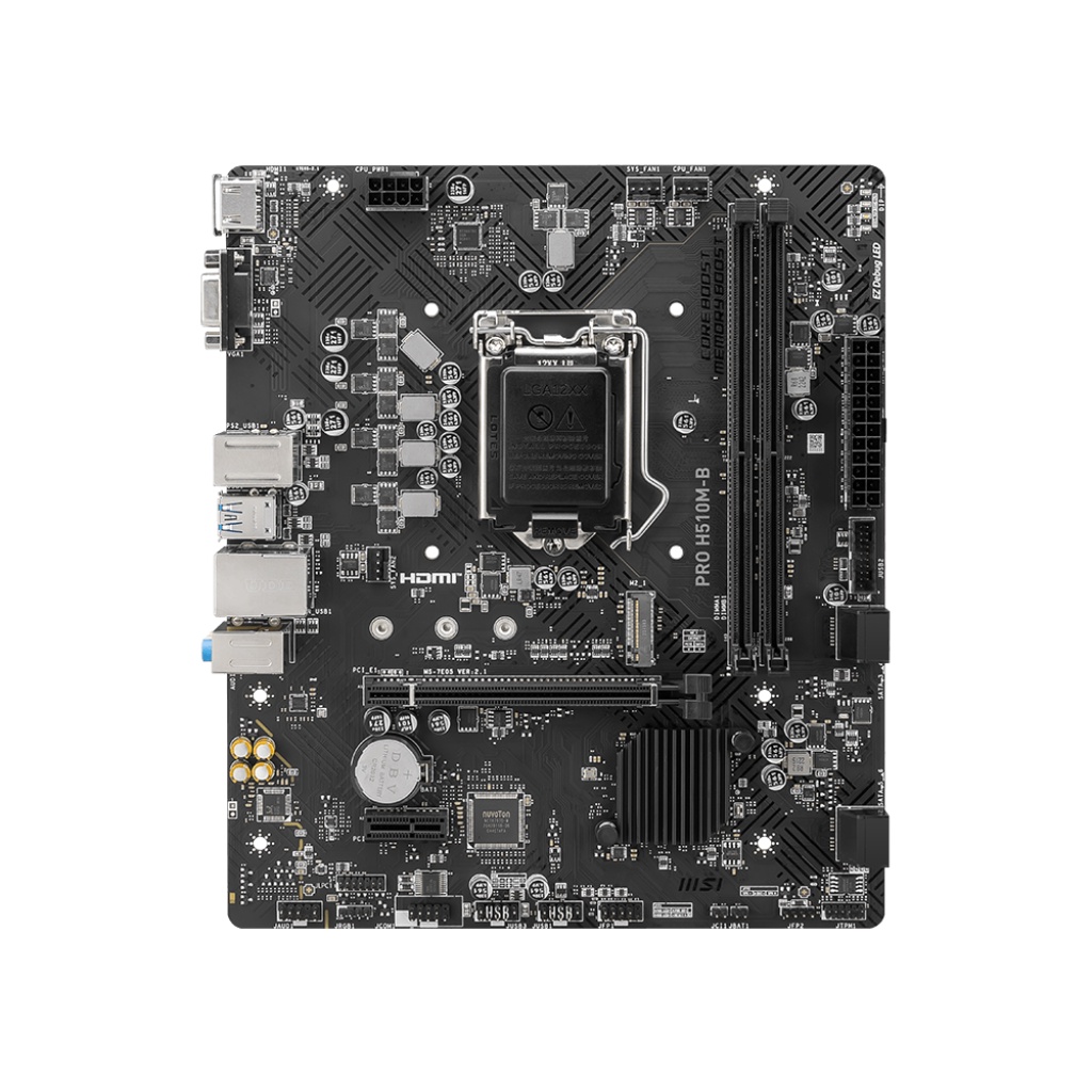 MSI PRO H510M-B | Chipset H470 | Intel Gen 10th LGA1200 Motherboard