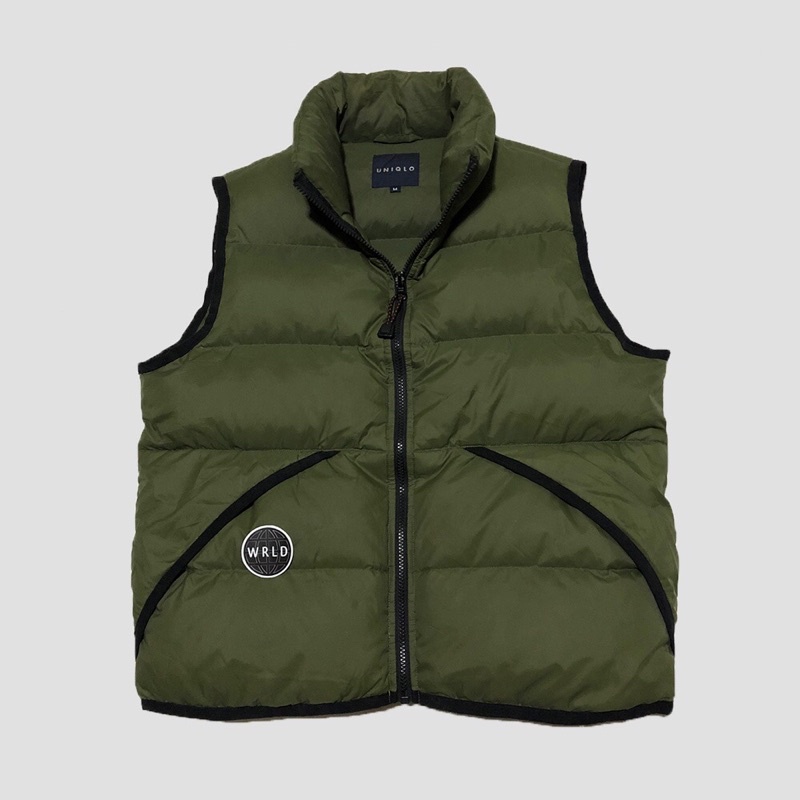 Vest Uniqlo Down Army rompi Bulang bulu angsa second bekas ut ul seamless