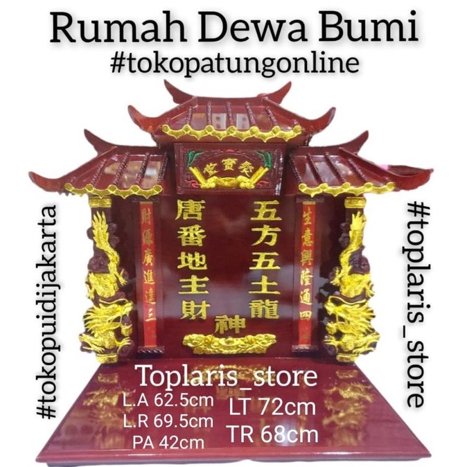 Rumah Dewa Bumi Tutikong Timbul 60x40