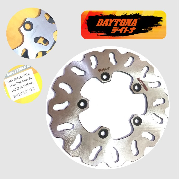 PIRINGAN CAKRAM DISKBRAKE DEPAN VARIO 150 LED K59 2018 2022 DAYTONA 5026