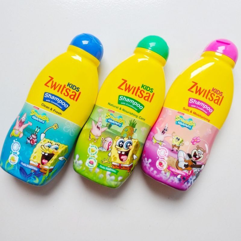 Zwitsal Kids Shampoo Spongebob Series 180ml