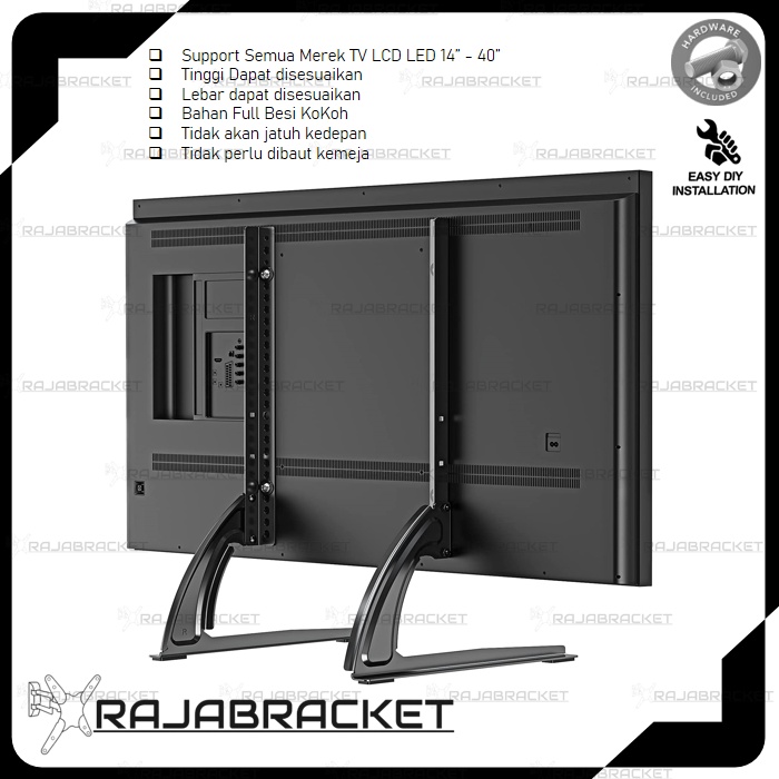 Braket tv | Bracket stand kaki tv 32 14 19 24 27 32 40 inch, braket tv standing kaki meja universal