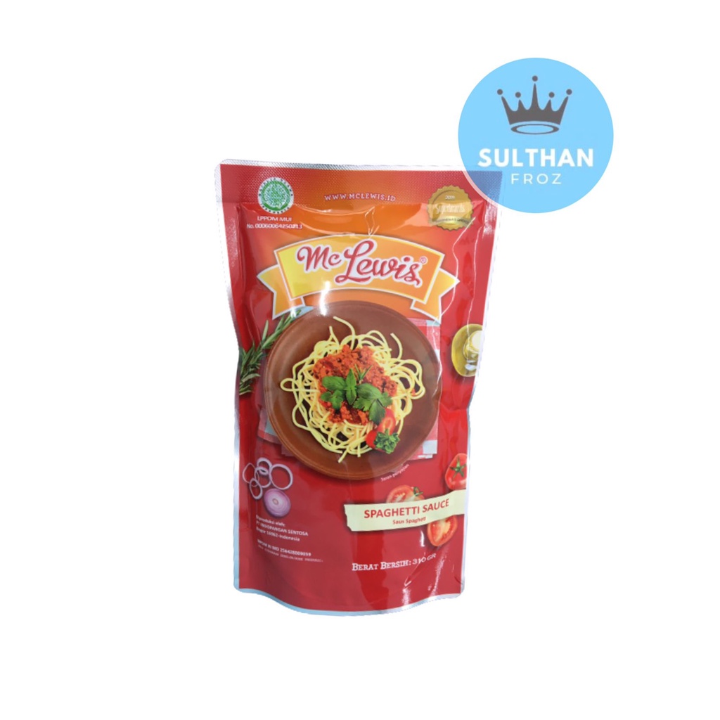 

Nafariz724 Mc Lewis Spaghetti Sauce 1 Kg 310 Gr