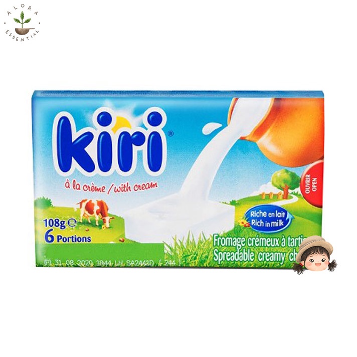 Keju Kiri Cream Cheese 108gr / Keju Kiri Mpasi bayi / Kiri Cheese
