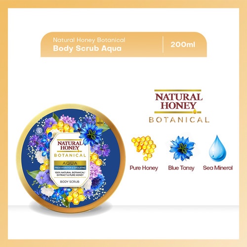 NATURAL HONEY BOTANICAL BODY SCRUB - 200ml