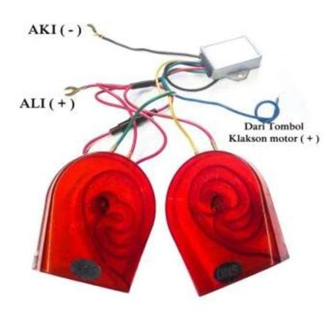 [READY] klakson Telolet om 22 suara motor, mobil universal PROMO COD Klakson denso Klakson keong mot