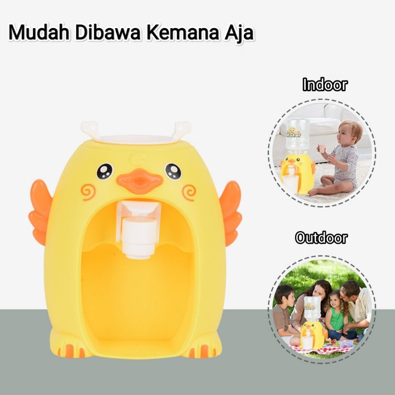 Mainan Anak Dispenser Air Galon Mini Karakter