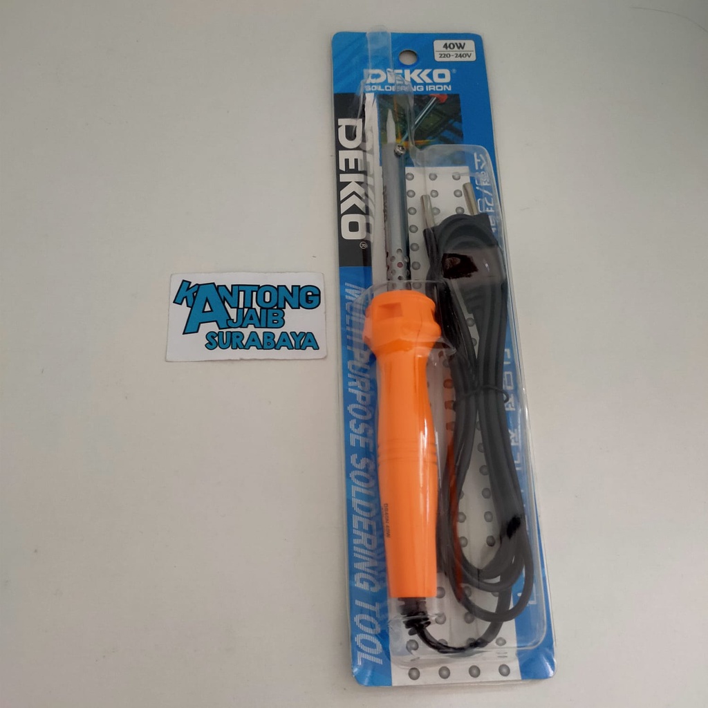 Solder Dekko 40Watt Solder Plastik 40Watt Solder Iron 40Watt Solder Listrik 40Watt Soldering 40Watt