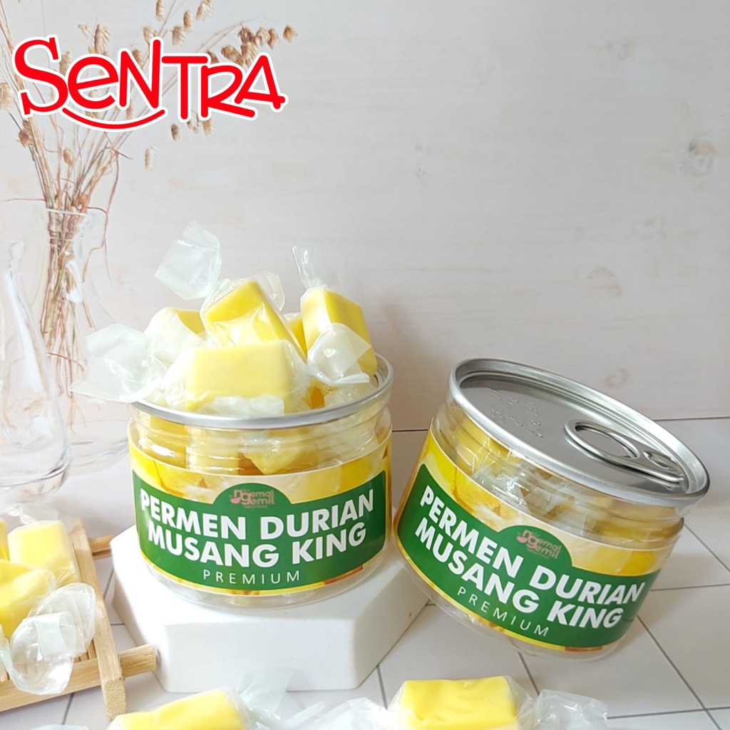 

Permen Durian Musang King Import Premium Kemasan PET CAN
