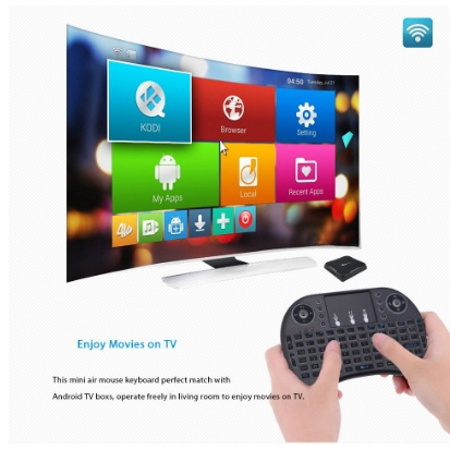 Mini i8 backlit Keyboard Wireless led Backlight Android Touchpad Mouse Tv Box