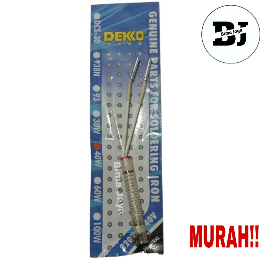 Elemen Solder Dekko 60 wat Atau Elemen Solder Dekko 40 wat