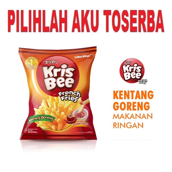 Krisbee French Fries / Kentang Goreng RENCENG - ( HARGA 1 DUS )