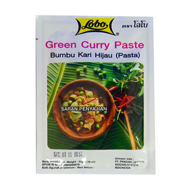 

LOBO GREEN CURRY PASTE 50 GR