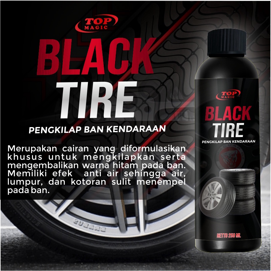 Semir Ban Mobil Motor Penghitam Ban Motor Mobil Pengkilap Ban Motor Top Black Tire 250 Ml Free Kuas Semir Ban Kit Penghitam Ban Mobil Pengkilat Ban Motor Ban Mobil Smir Ban Poles Ban Free Ongkir Cod Bayar Ditempat