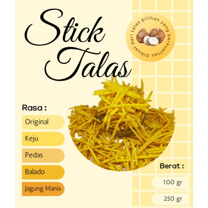 

Stick Talas Pedas 100 gr