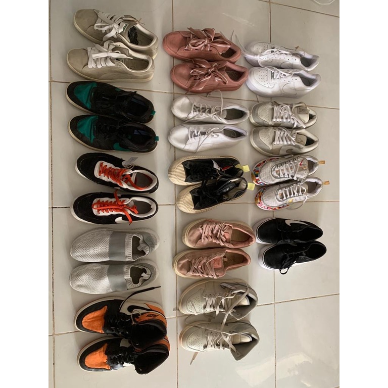 Paket Usaha 14 Pasang Sepatu Second Jamin Cuan (Link 1) Gabungan Link 2