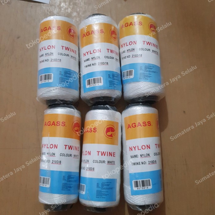 monggo] BENANG NYLON BENANG NILON TALI NILON BENANG BANGUNAN KASAR BESAR
