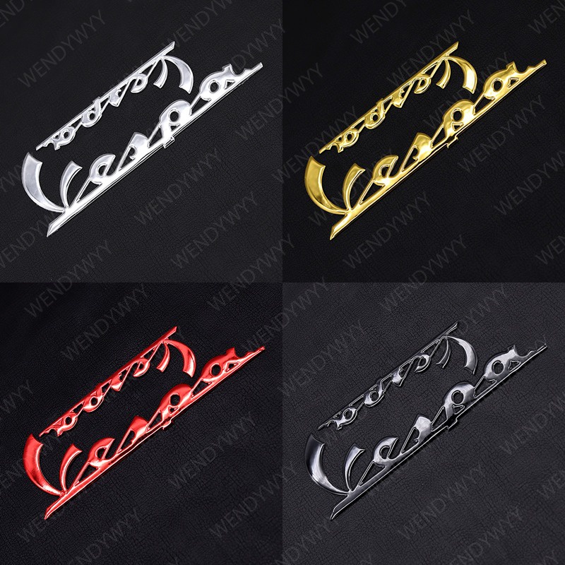 Stiker Hias Logo Emblem 3D Sprint Vespa GTS-Super Untuk Semua Model Vespa GTS GTV LX LXV 150 125 250 300 Motor